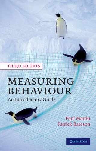 Measuring Behaviour: An – Paperback, by Martin Paul; Bateson – Very Good