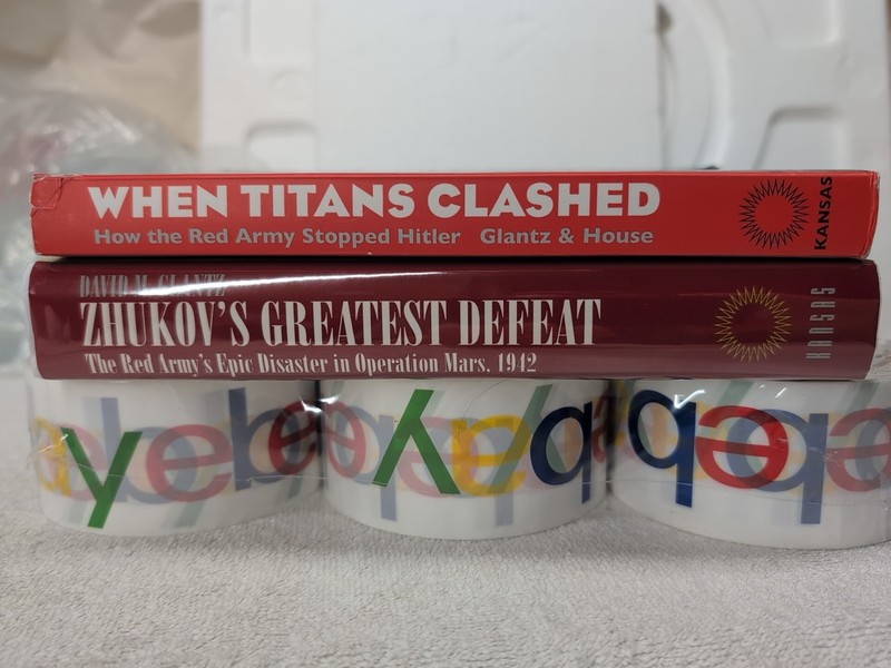2 Vols!! WHEN TITANS CLASHED by David Glantz + ZHUKOV’S GREATEST DEFEAT in Mylar
