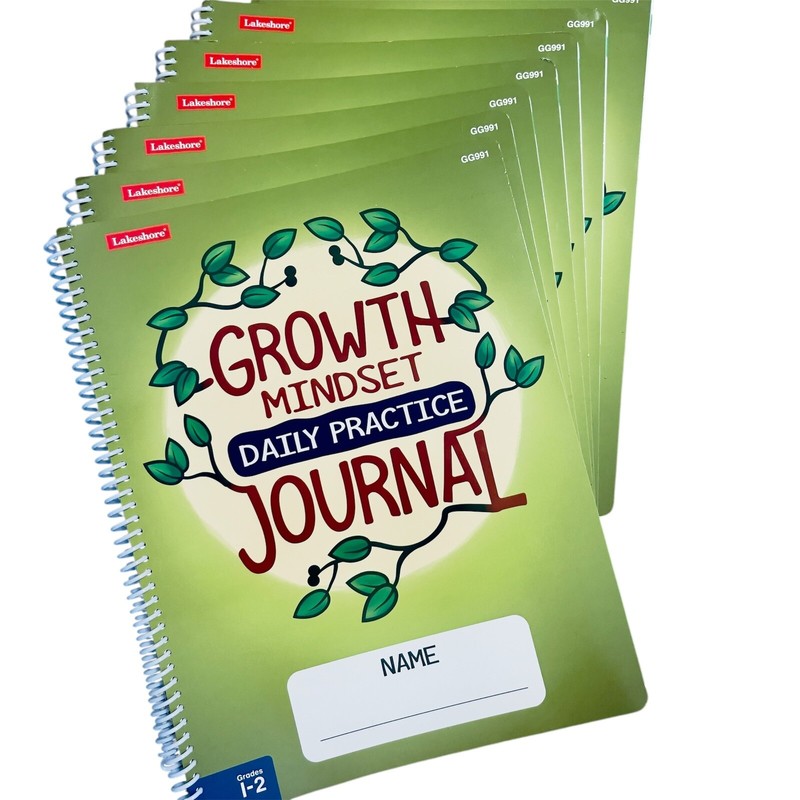 Lot 7 Growth Mindset Daily Practice Journal Grades 1-2 Lakeshore GG991 NEW