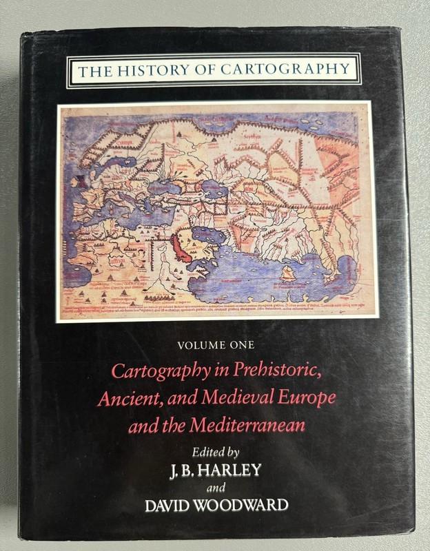 THE HISTORY OF CARTOGRAPHY VOL 1: Europe/Mediterranean by Harley (1987, HCDJ) VG