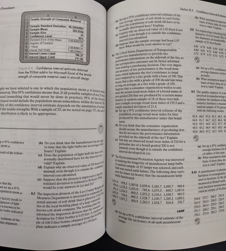 Applied Statistics for Engineers and Scientists: Using Microsoft Excel & Minita gallery