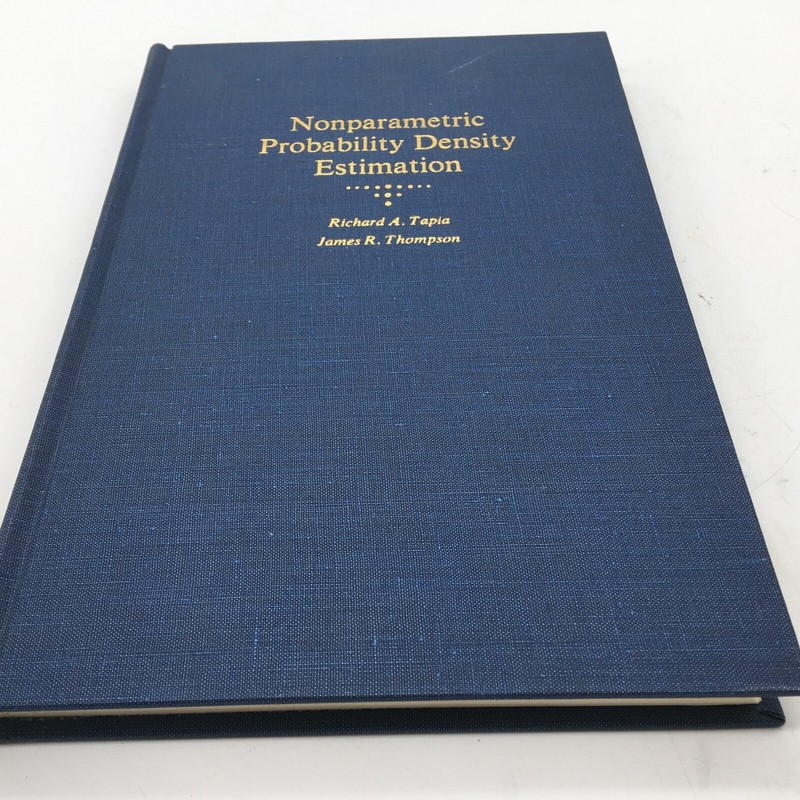 Nonparametric Probability Density Estimation Tapia Thompson HC 1978 Johns Hop... gallery