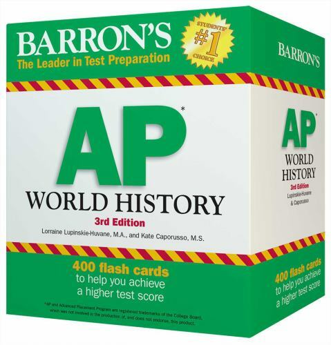 Barron’s Test Prep Ser.: AP World History Flash Cards by Lorraine Lupinskie-Huva