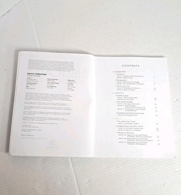 BJU Biblical Worldview Student Text ESV 1st Ed Gr 11–12 Some Writing Inside READ gallery