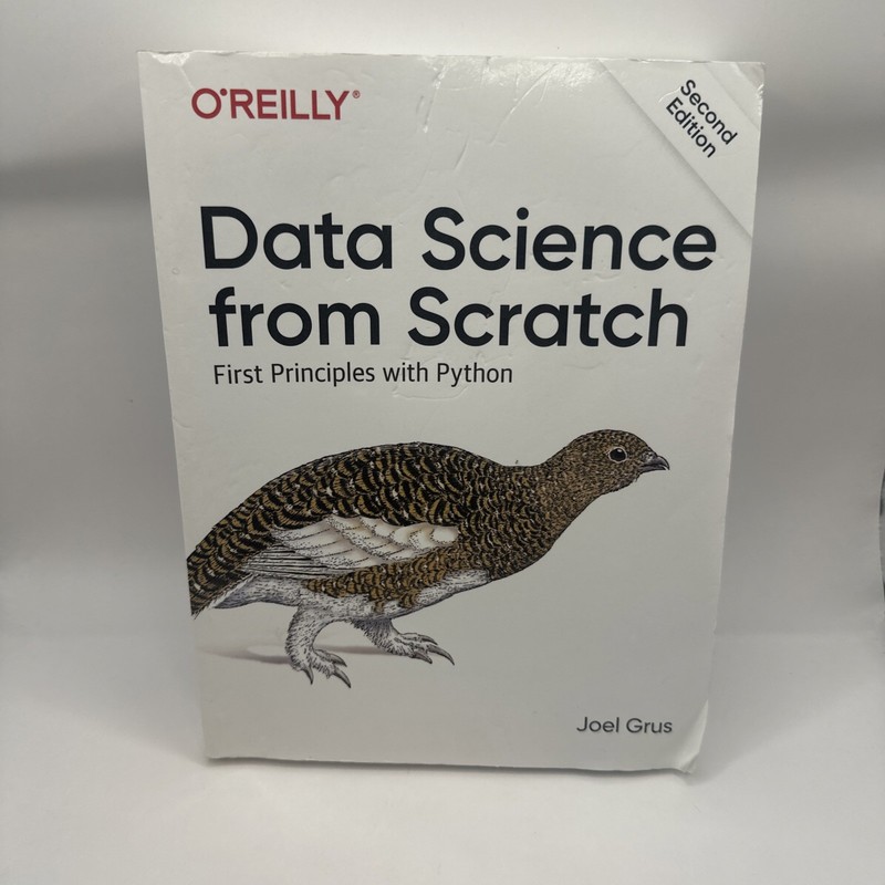 Data Science from Scratch: First Principles with Python – Paperback – GOOD