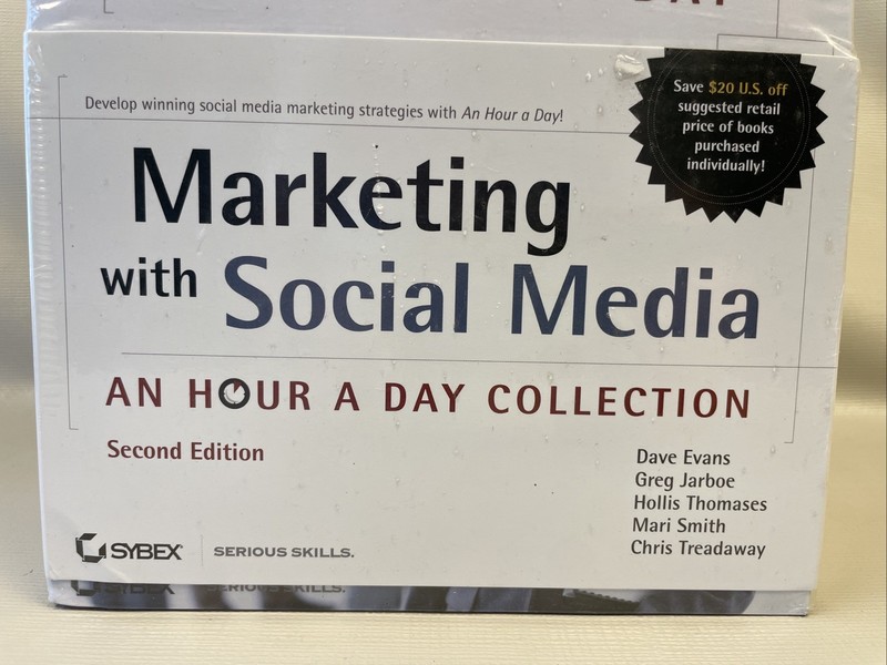 Social Media Marketing 2nd Ed An Hour a Day Collection New Factory Sealed Sybex gallery