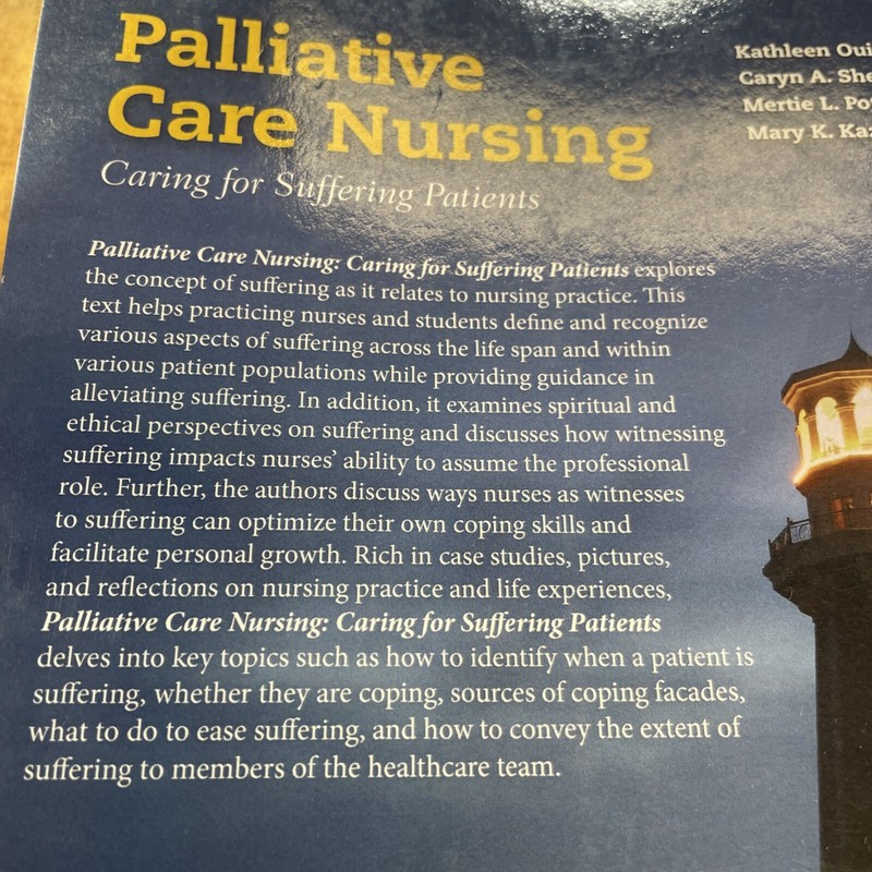 Palliative Care Nursing: Caring for Suffering Patients - Paperback - Very Good gallery