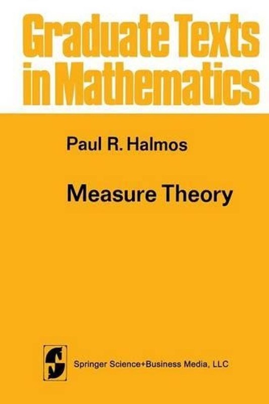 Measure Theory by Paul R. Halmos (English) Paperback Book