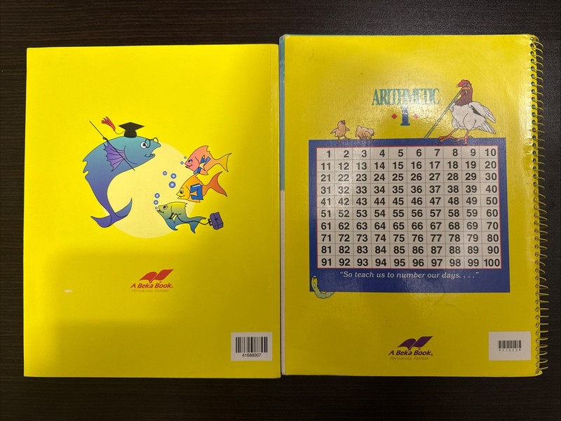Abeka Arithmetic Grade 1 Teacher Edition Homeschool -LOT Of 2 gallery