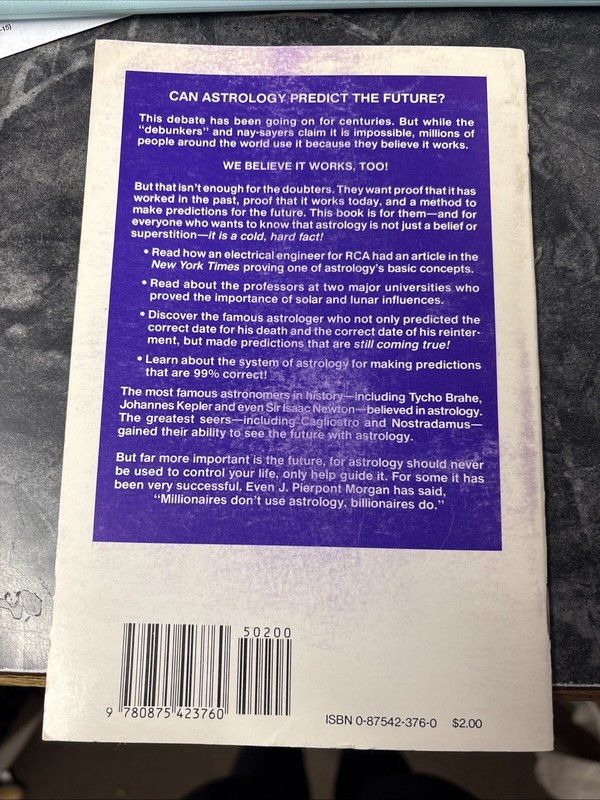 The Truth About Forecasting W/ Astrology: S. Barker 1989/Booklet/Rare SHIP FREE gallery