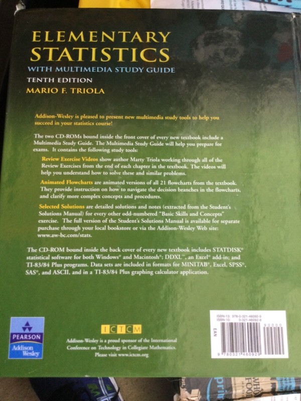 MyStatLab Ser.: Elementary Statistics by Mario F. Triola (2007, CD-ROM / Trade P gallery