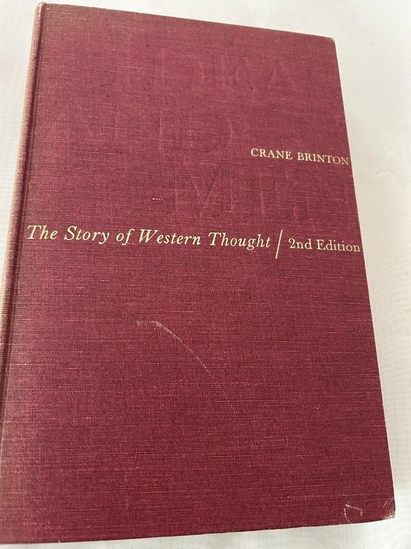 Ideas and Men, Crane Brinton; 2nd Ed, 2nd printing, hardcover
