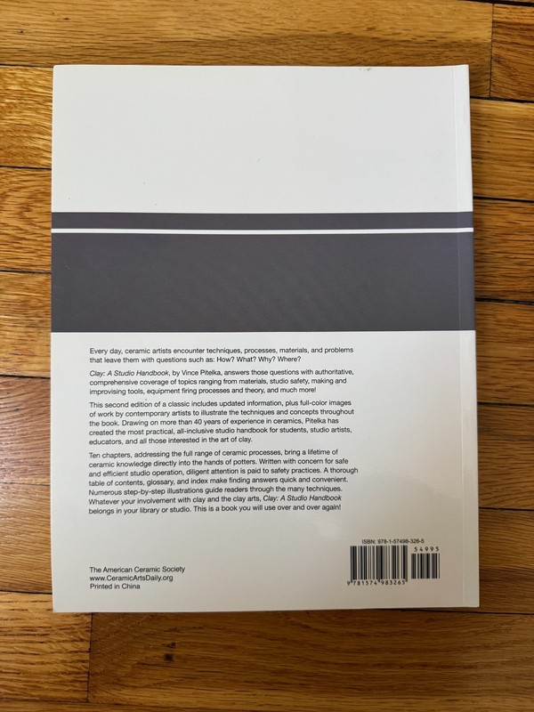 CLAY A STUDIO HANDBOOK By Vince Pitelka **BRAND NEW** gallery