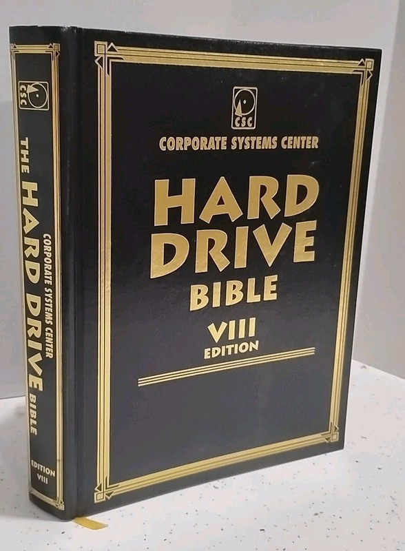 Corporate Systems Center Hard Drive Bible VIII Edition Book + CD-ROM