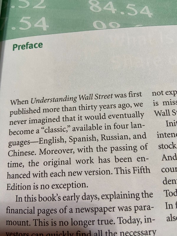 Understanding Wall Street by Jeffrey B. Little - Like New gallery