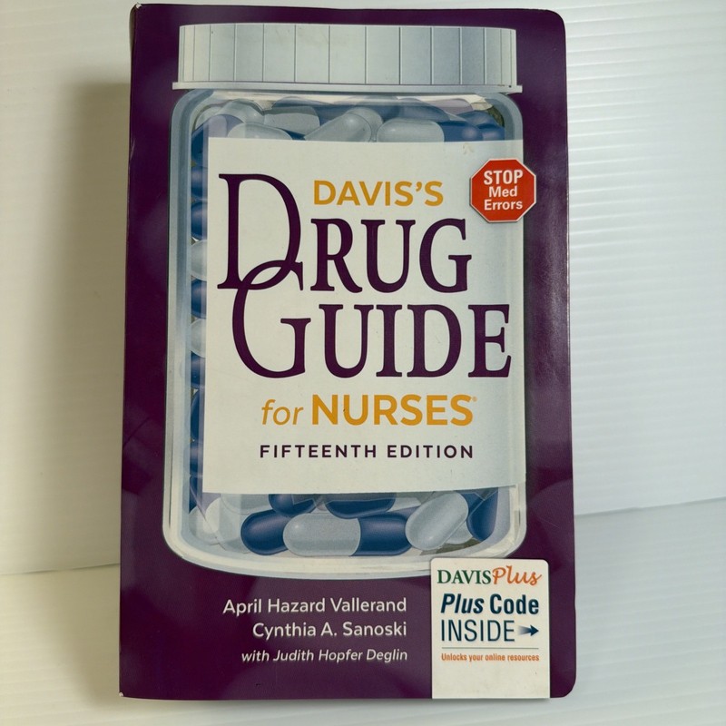 Davis’s Drug Guide for Nurses – Paperback – GOOD