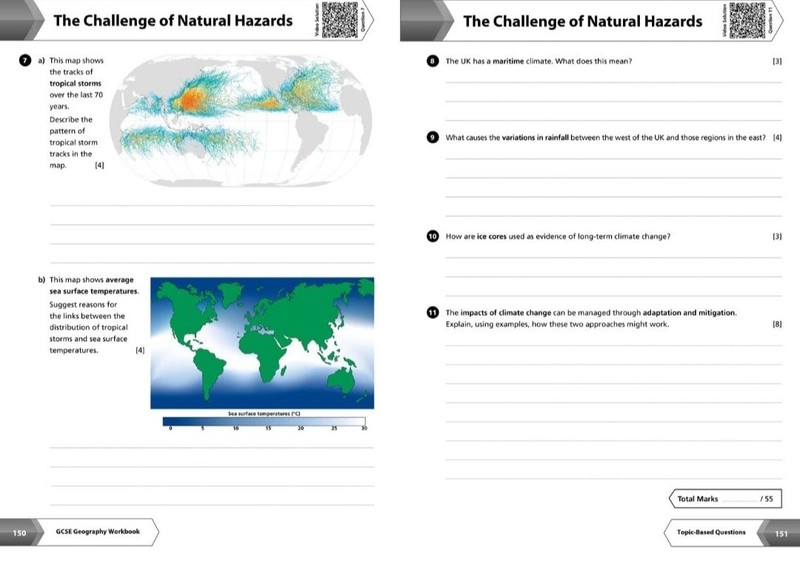 AQA GCSE 9-1 Geography Complete Revision And Practice 3 In 1 With Online Quizzes gallery