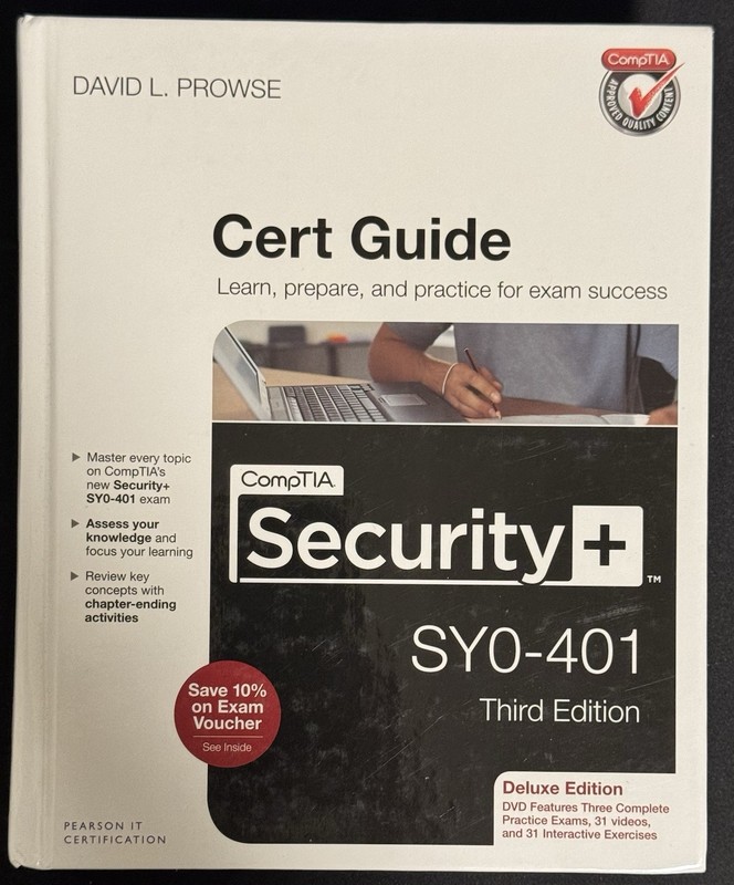 CompTIA Security+ SY0-401 Cert Guide, Deluxe Edition [Hardcover] David L. Prowse