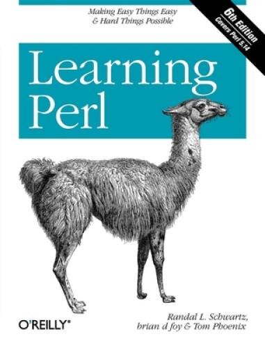 Learning Perl – Paperback By Schwartz, Randal L – VERY GOOD