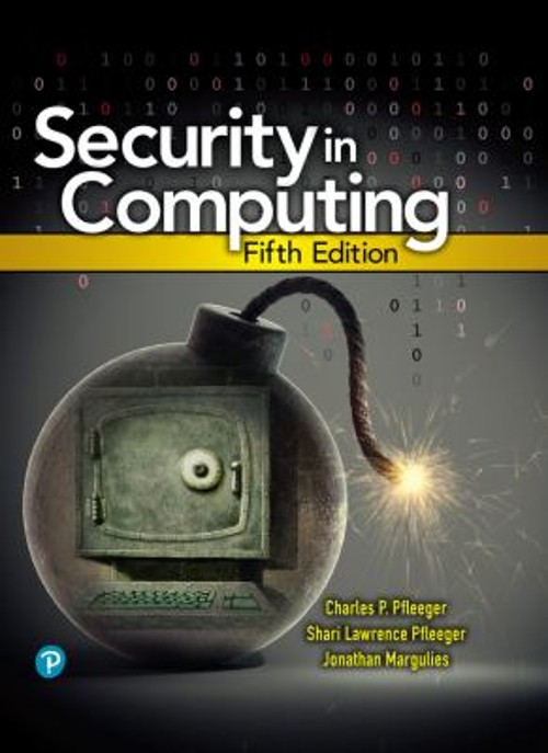 Security in Computing Jonathan, Pfleeger, Shari, Pfleeger, Charle