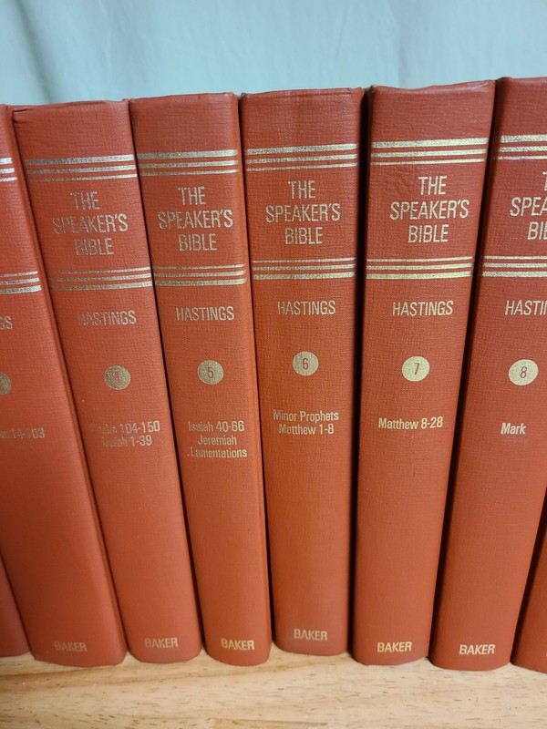 The Speaker's Bible by Hastings James. Volumes 1-8, 10, and 11. gallery