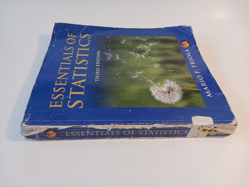 Essentials of Statistics Third Edition by Mario F. Triola (2008, CD-ROM Incld gallery