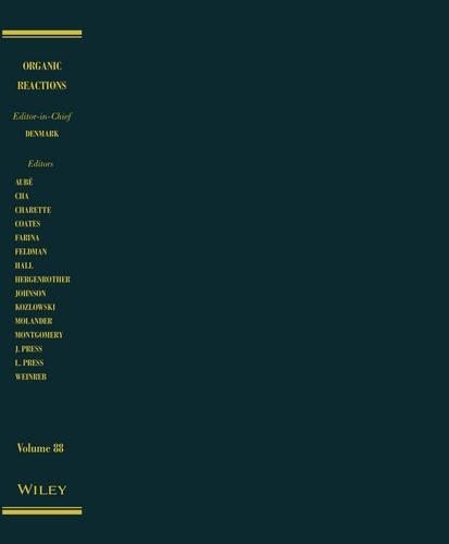 Scott E. Denmark Organic Reactions, Volume 88 (Hardback) (UK IMPORT)