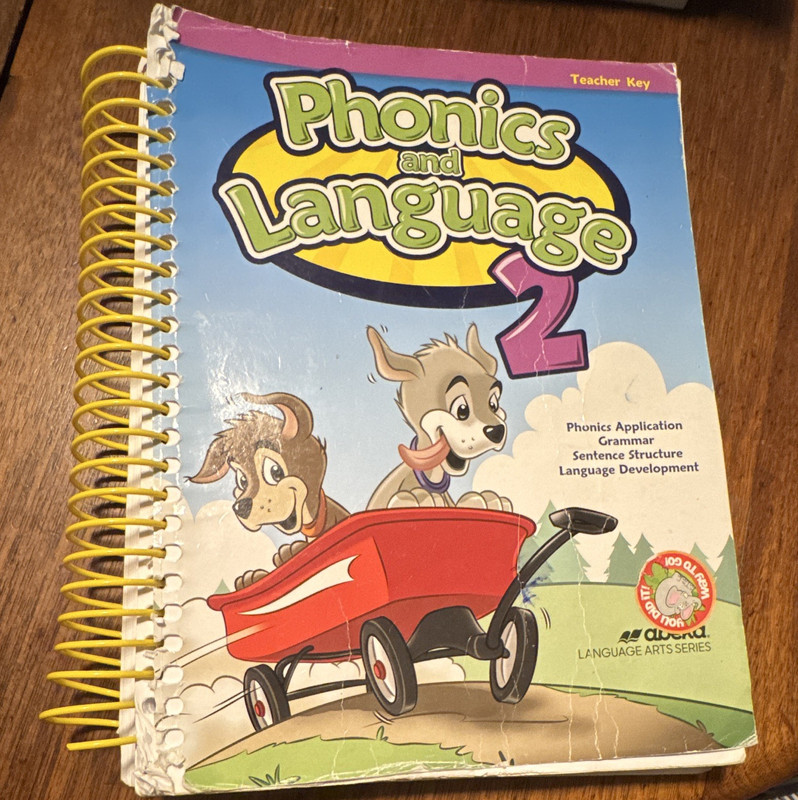 Abeka Phonics and Language 2 Teacher Key Teacher’s Edition Ring/Wire Bound