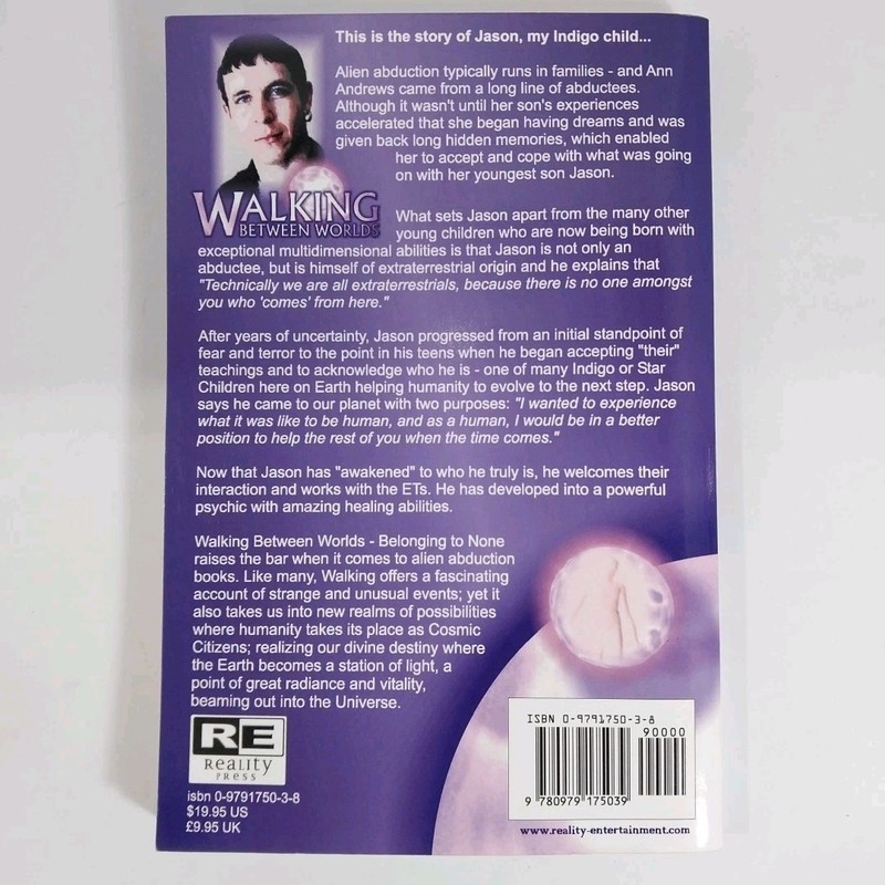 Walking Between Worlds: Belonging To None by Ann Andrews Paperback / SIGNED 1st gallery