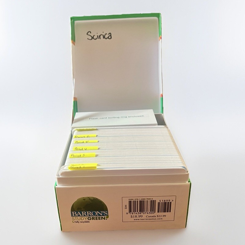 Barron's AP World History Flash Cards, 3rd Edition - Cards - VERY GOOD gallery
