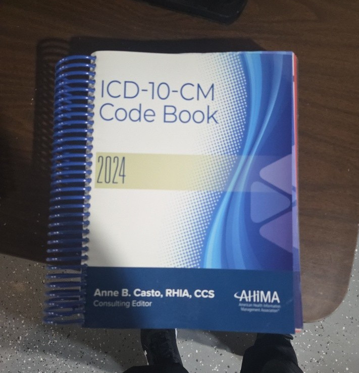 AHIMA Press ICD-10-CM Code Book 2024 Spiralbound by Anne B. Casto