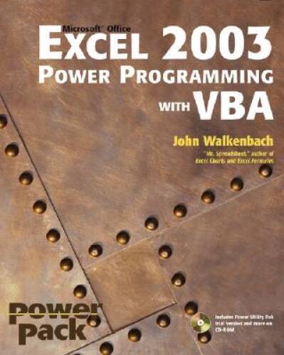 Excel 2003 Power Programming with VBA (Book CD-ROM) – Paperback – GOOD