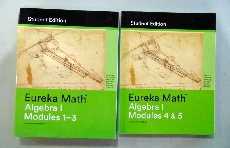 Eureka Math Algebra 1 Module 1-3 & 4 & 5 Student Edition 2015 2 books NEW
