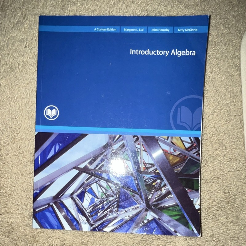 Introductory Algebra Custom Edition Lial Hornsby McGinnis 2014 PB Pearson