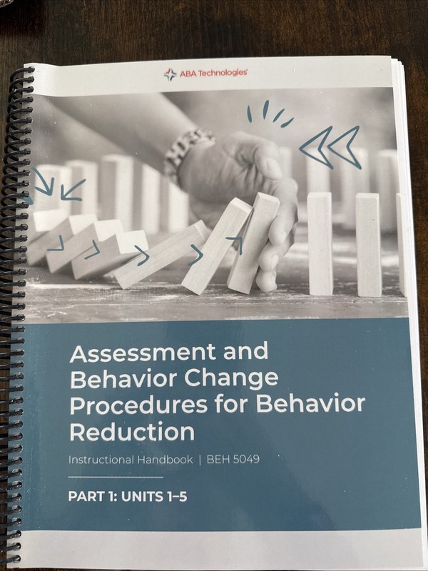 Assessment And Behavior Change Procedures For Behavior Reduction