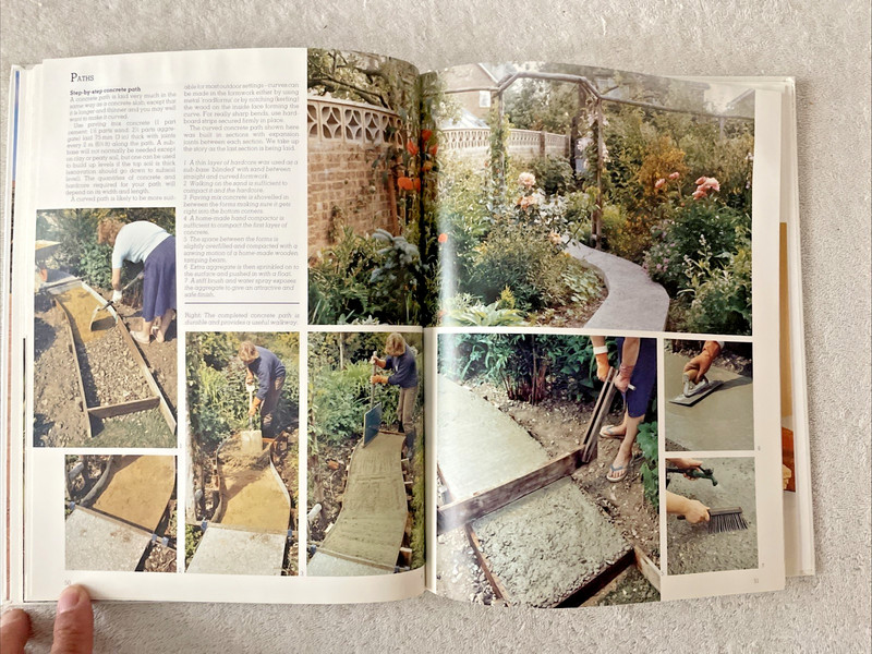 Step-by-step OutdoorBrickwork How-to Hardcover Vintage 90s Collectible 1991 gallery
