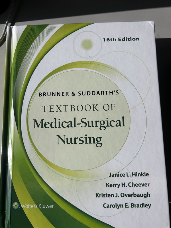 New, never used Brunner & Suddarth’s Textbook of – Hardcover, by HINKLE JANICE L
