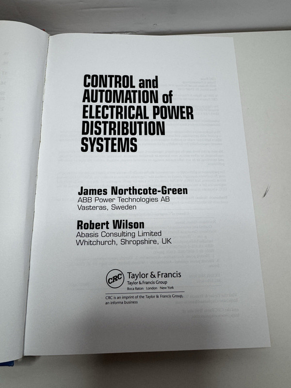 Control and Automation of Electrical Power Distribution Systems - CRC gallery