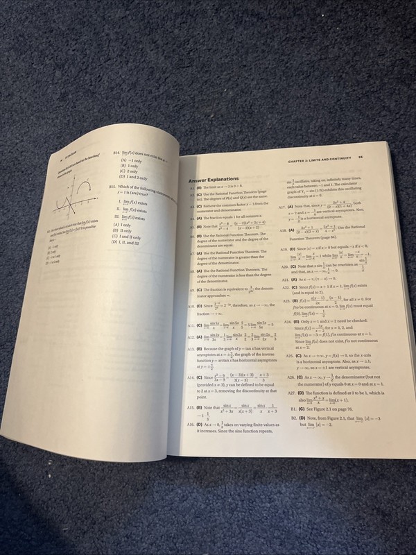 Unused Barrons’s AP Calculus Premium Book 2026 Edition Paperback gallery