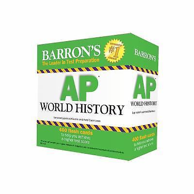 Barron’s AP World History Flash Cards, 3rd Edition – 400 Flash Cards