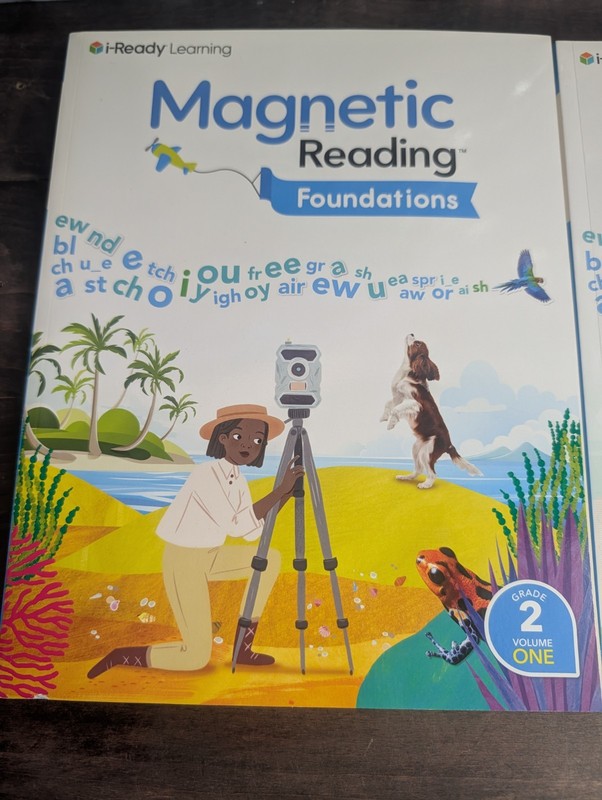 2 Book Set I-Ready Learning Magnetic Reading Foundations Grade 2 V.1 and V.2 gallery