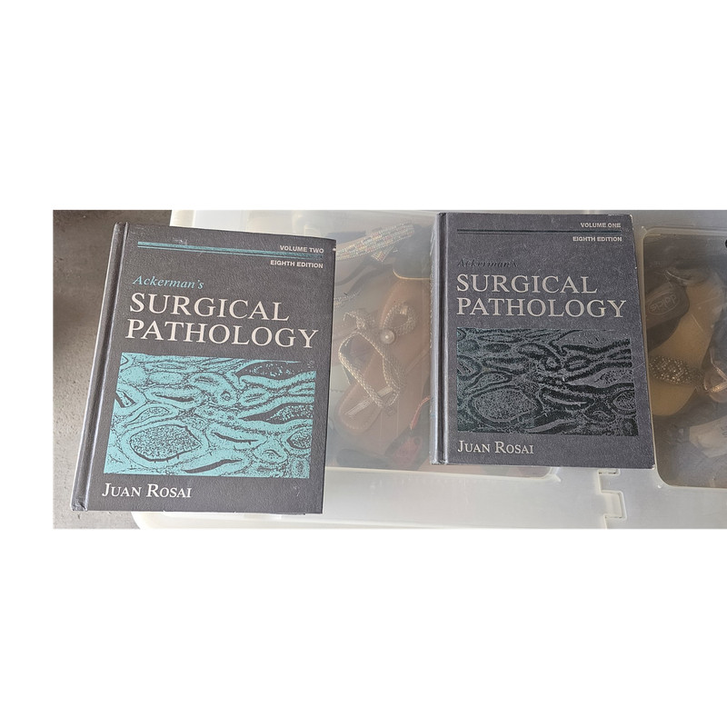 Ackerman’s Surgical Pathology 8th Ed Vol 1 & 2 Hardcover Textbook Juan Rosai