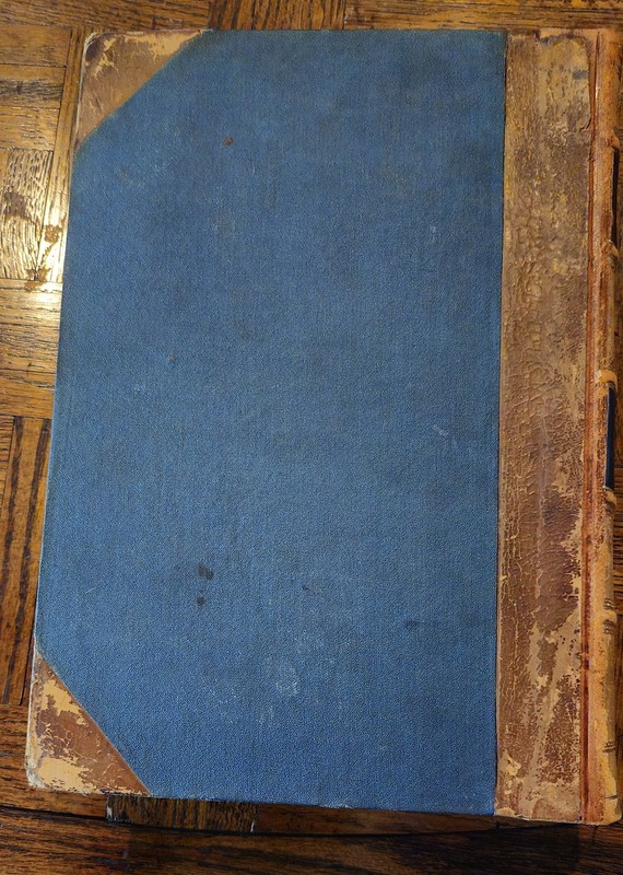 1872 Volume #1 of "The Lancet" medical journal, leather bound gallery