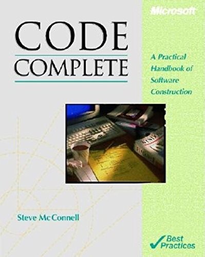 Code Complete: A Practical Handbook…, McConnell, Stev