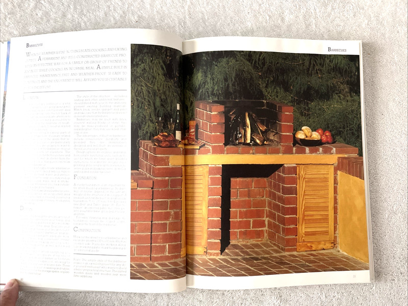 Step-by-step OutdoorBrickwork How-to Hardcover Vintage 90s Collectible 1991 gallery