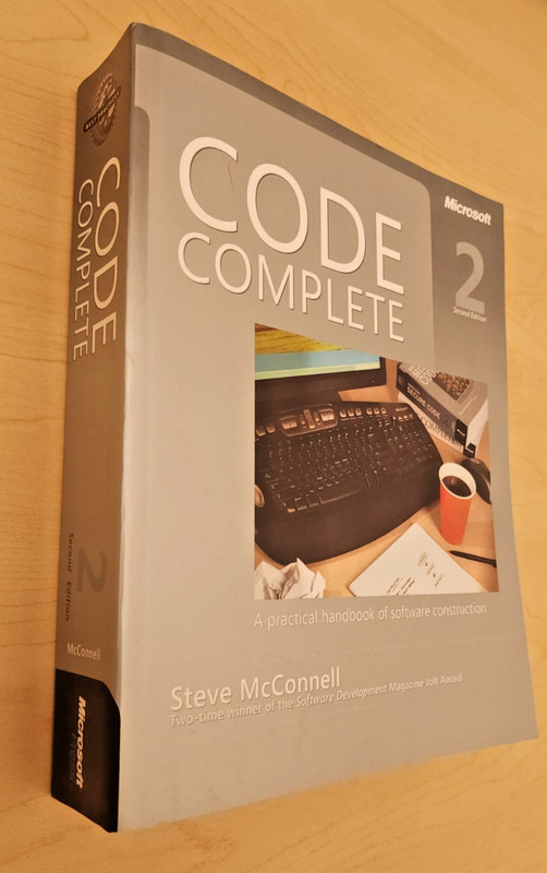 Code Complete 2nd Edition Steve McConnell Software Construction Microsoft Press gallery