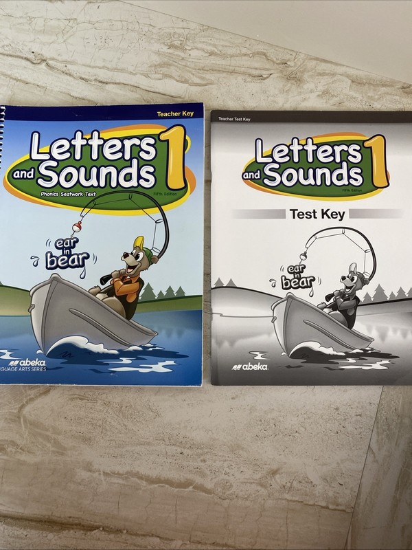Abeka 1st Grade Letters And Sounds 5th Edition Teacher Key And Test Key Bundle