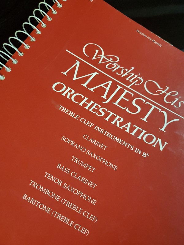 WORSHIP HIS MAJESTY HYMNAL – Wire Bound  B-Flat Clarinet, Trumpet, See Others