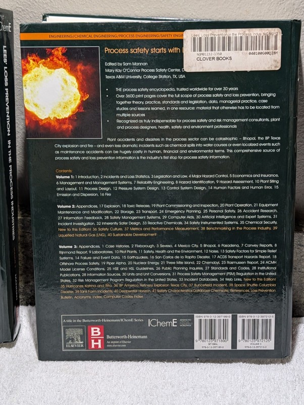 Lees' Loss Prevention in the Process Industries Volume 2 /3 Chemical Engineering gallery