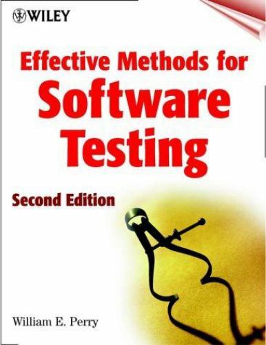 Effective Methods for Software Testing, Perry, William E., 9780471354185